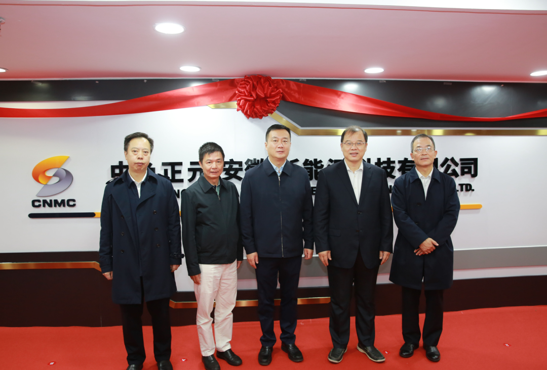 中色正元（安徽）新能源科技有限公司揭牌仪式举行 