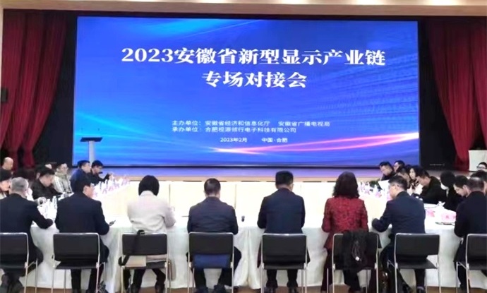 2023年安徽新型显示产业链专场对接会举办