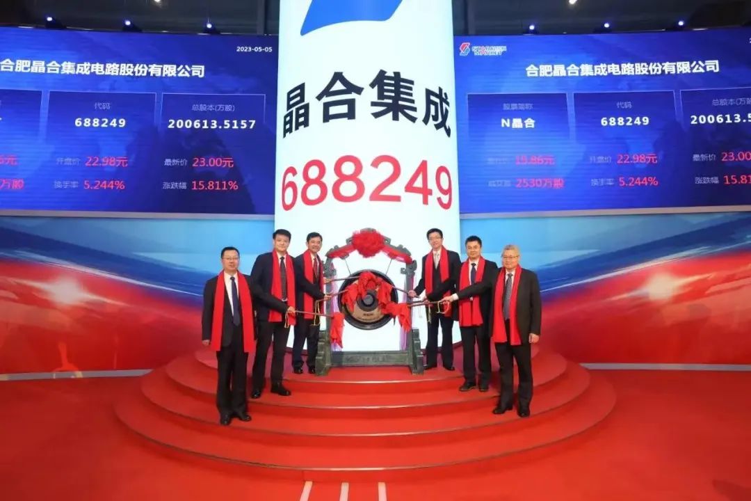 合肥晶合集成在上海证券交易所科创板成功挂牌上市