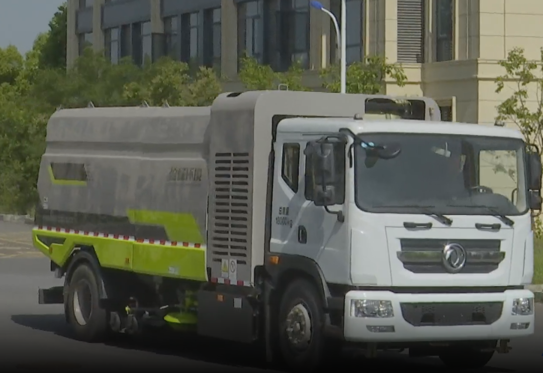 安徽省首台氢能环卫车示范应用场景在六安市上线