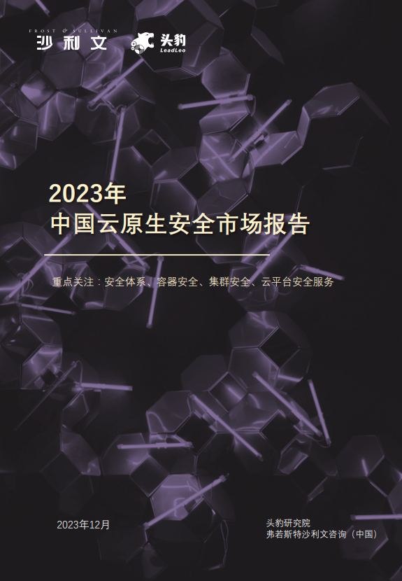 2023年中国云原生安全市场报告