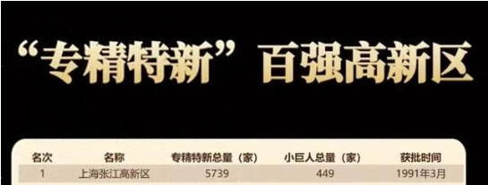 “专精特新”百强高新区