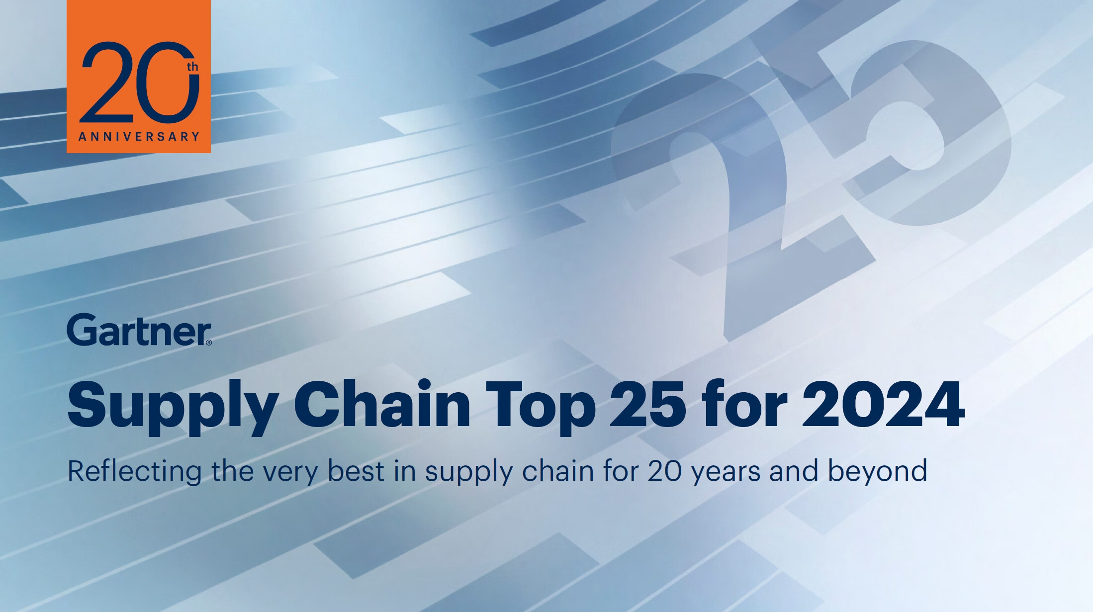 2024Gartner全球供应链TOP25