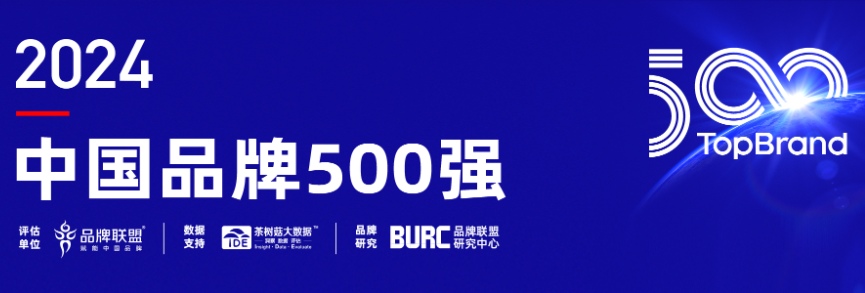 中国品牌500强榜单