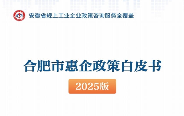合肥市惠企政策白皮书（2025版）