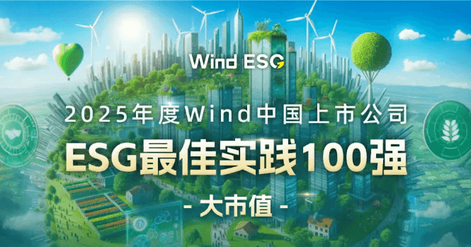 2025年度Wind中国上市公司ESG最佳实践100强