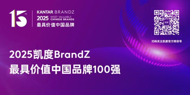 2025凯度Brandz最具价值中国品牌100强