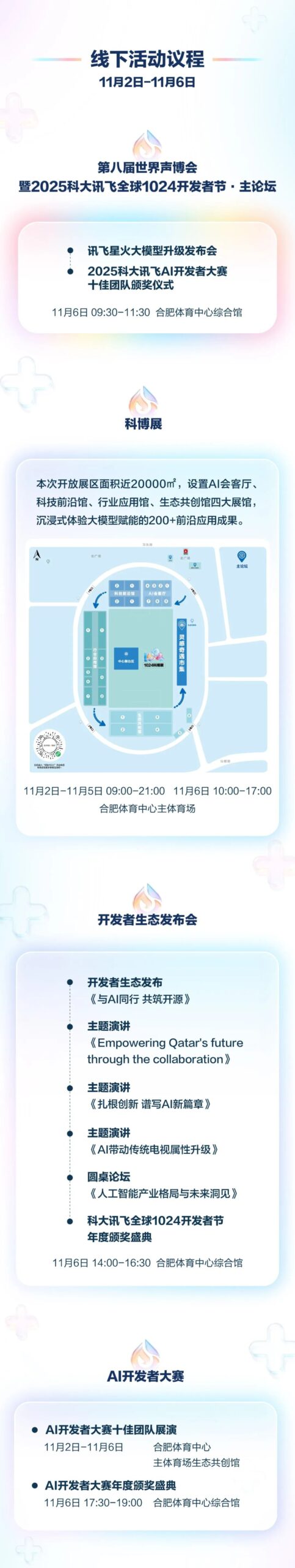 第八届世界声博会暨2025科大讯飞全球1024开发者节