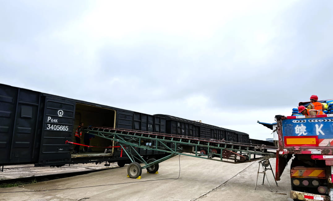 "一单到底"！多式联运打通皖粮运输"快车道"