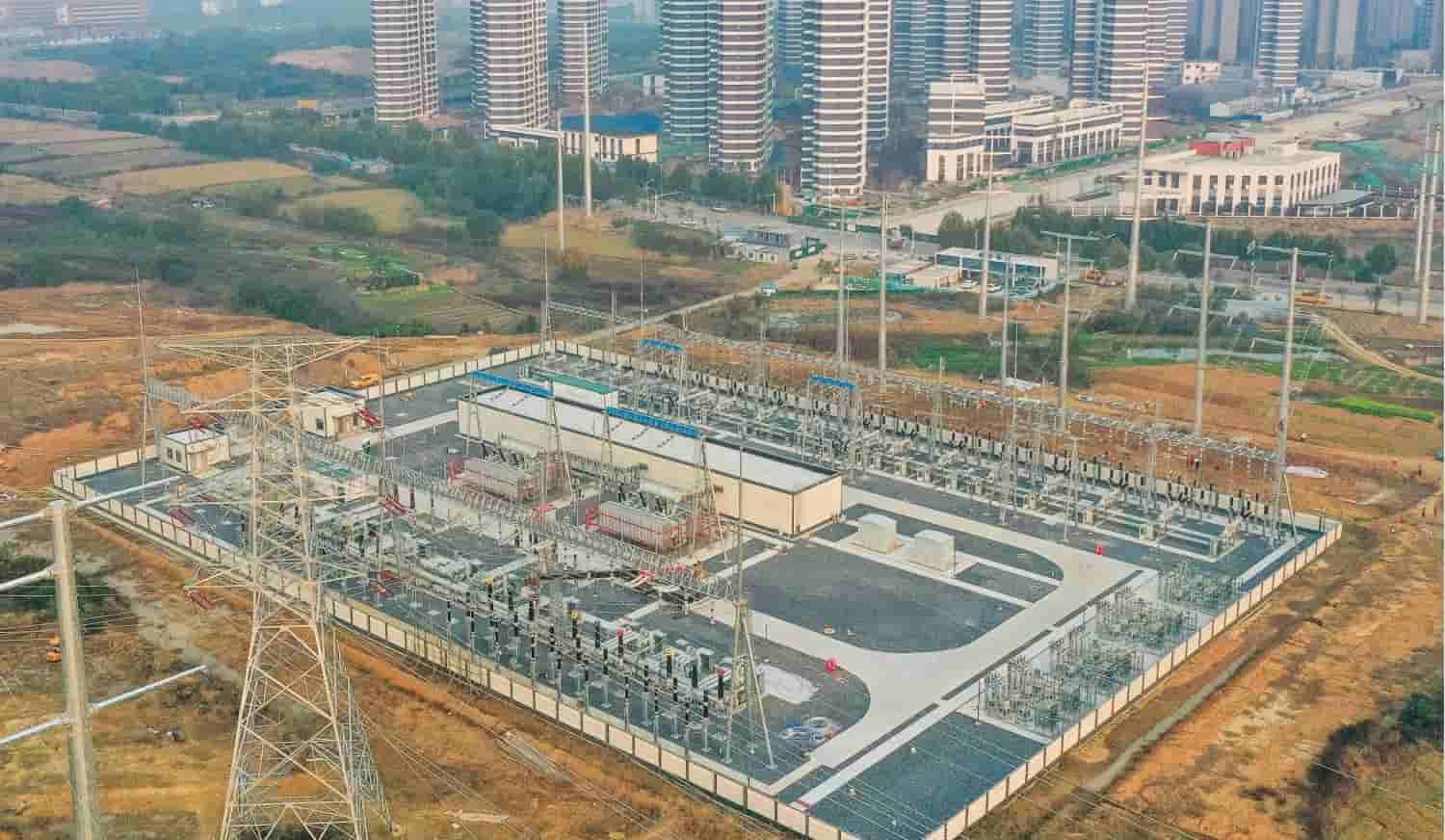 合肥城南重要电力枢纽投运