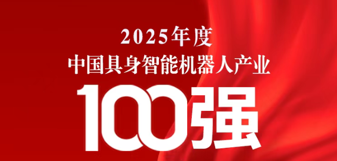 2025中国具身智能机器人产业100强