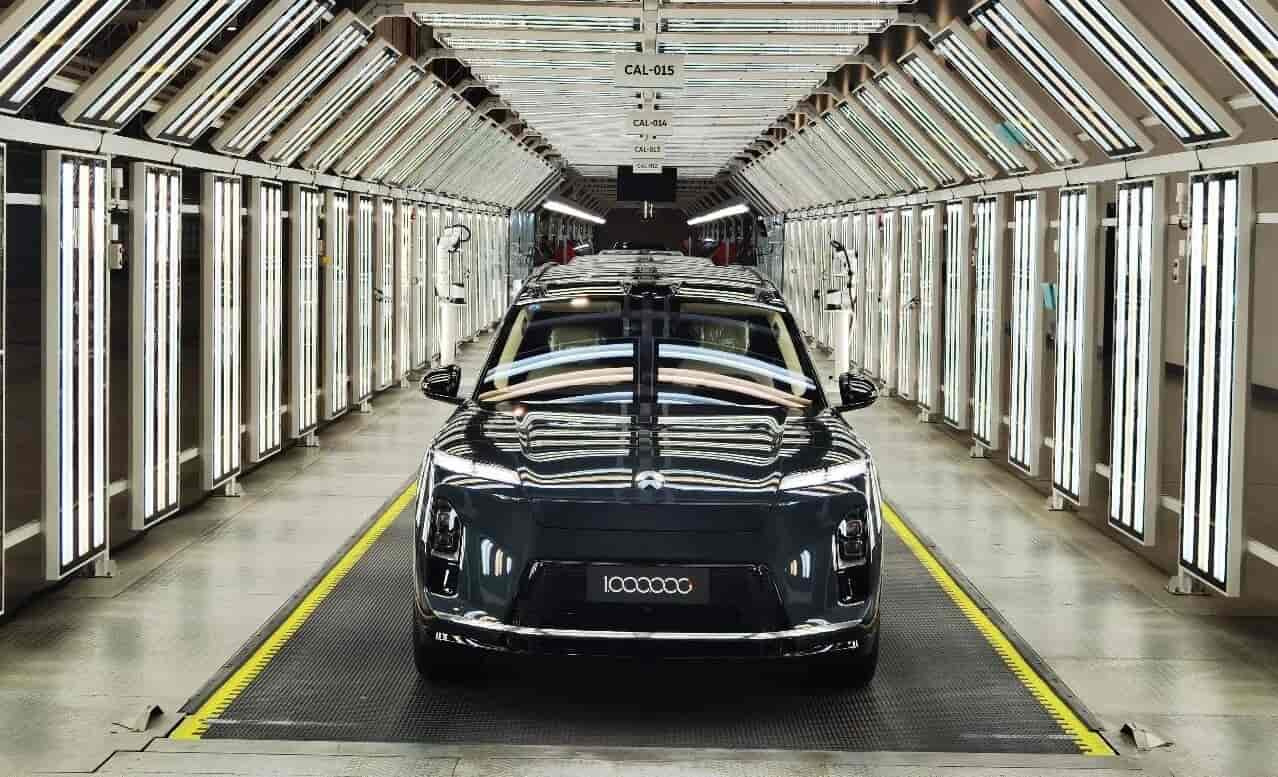 蔚来第100万台量产车！在合肥下线
