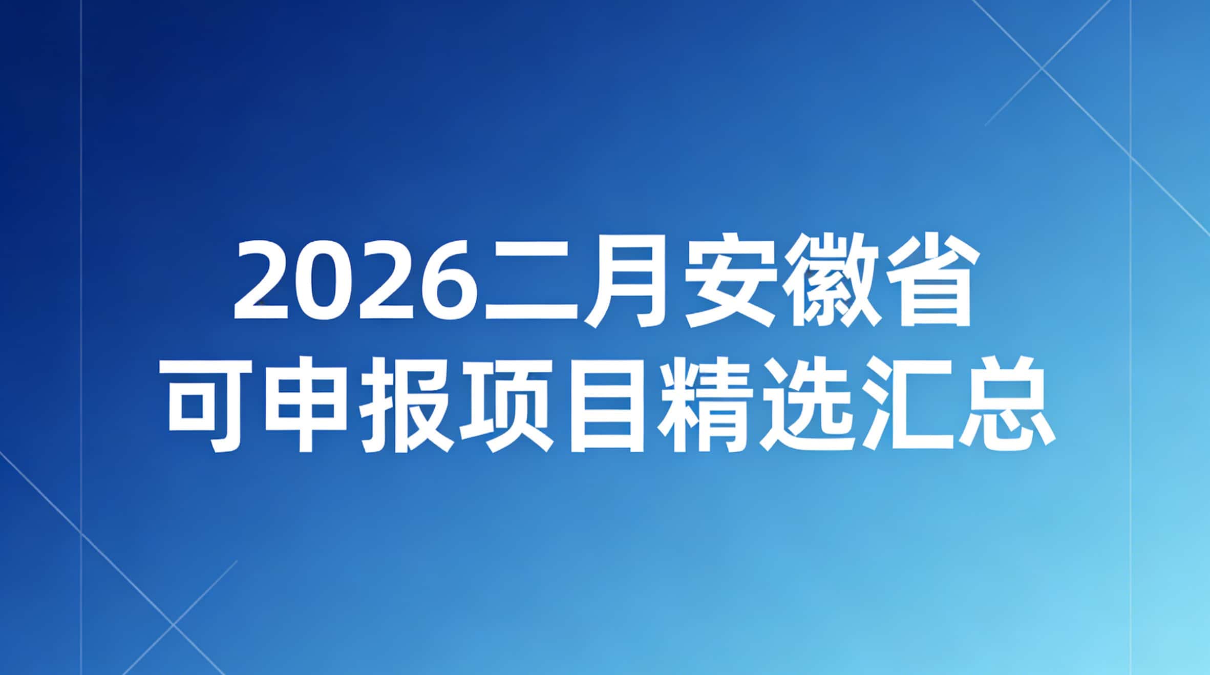项目申报