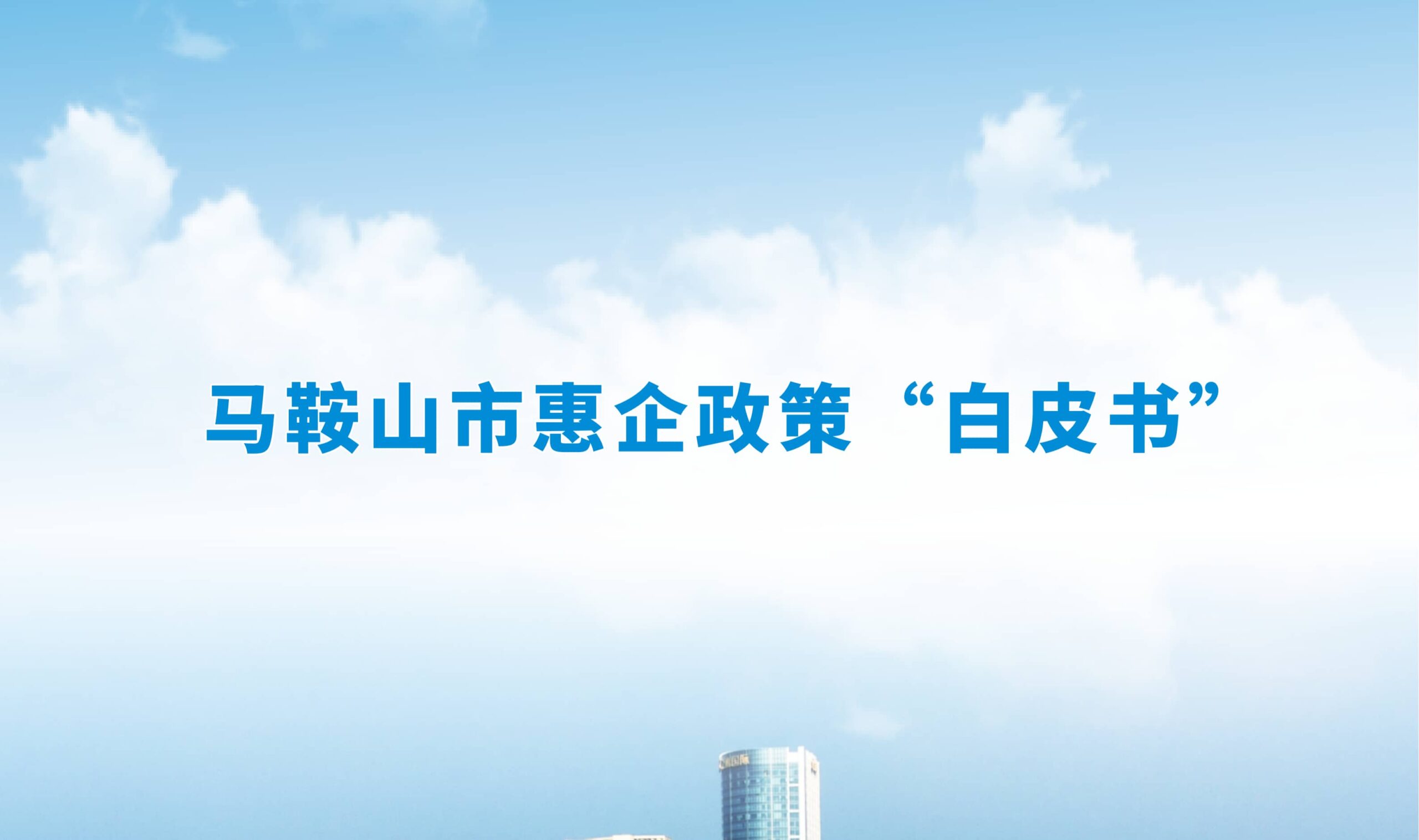 马鞍山市惠企政策白皮书（2025版）