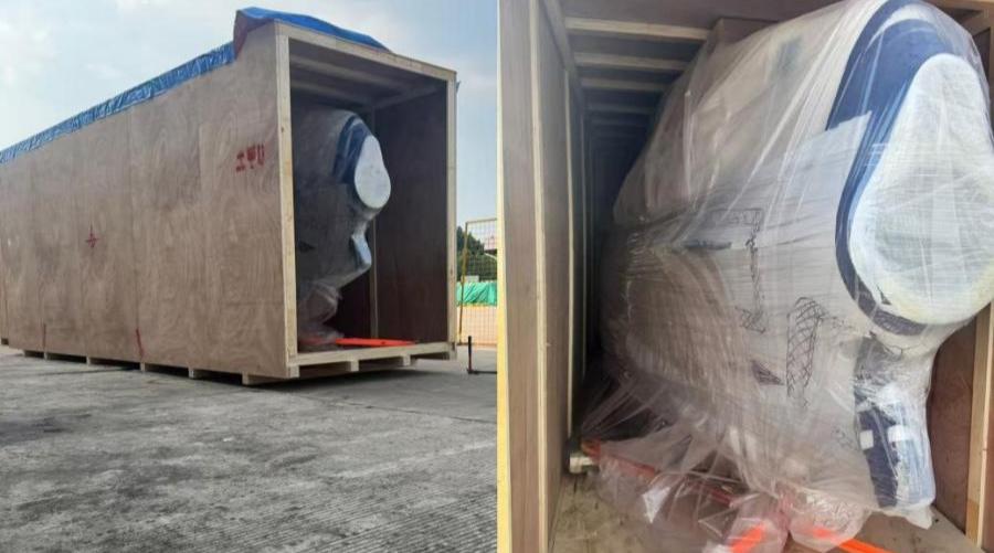 合肥机场首单直升机跨境空运出口完成