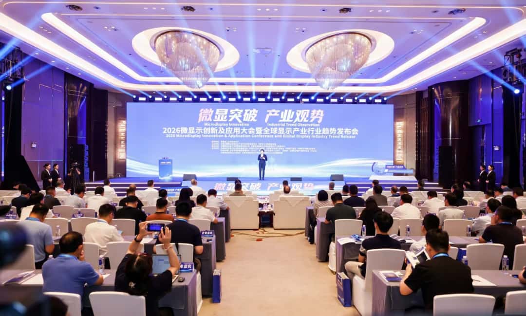 2026微显示创新及应用大会暨全球显示产业行业趋势发布会举行